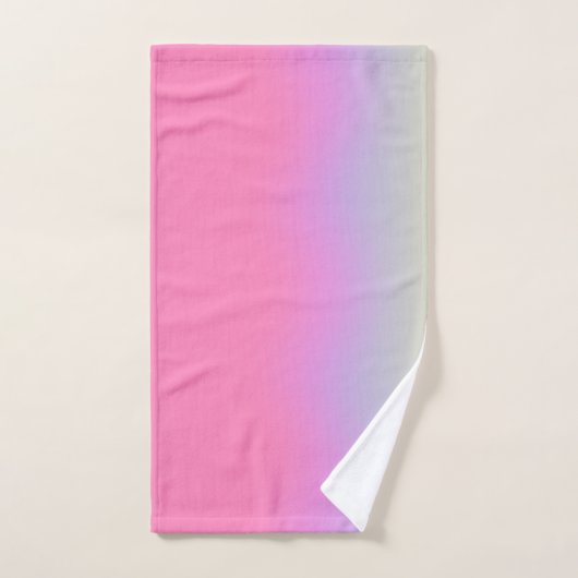 Kleurrijke Lichten Gradiënt Aura Bad Handdoek (Handdoek)