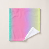 Kleurrijke Lichten Gradiënt Aura Bad Handdoek (Wasdoekje)