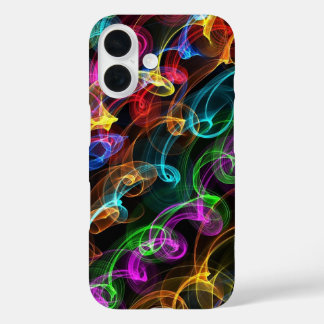 kleurrijke lichtexplosie iPhone 16 hoesje