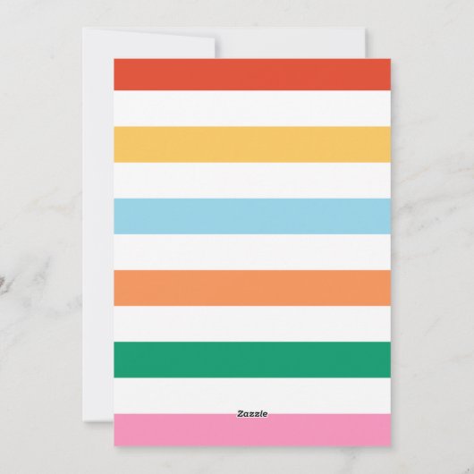 Kleurrijke lichtfoto feestdagenkaart (Achterkant)