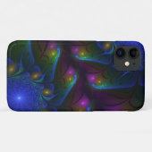 Kleurrijke Lichtgevende Abstracte Moderne Trippy F Case-Mate iPhone Case (Achterkant (horizontaal))