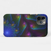 Kleurrijke Lichtgevende Abstracte Moderne Trippy F Case-Mate iPhone Case (Achterkant (horizontaal))