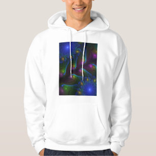 Kleurrijke Lichtgevende Abstracte Moderne Trippy F Hoodie