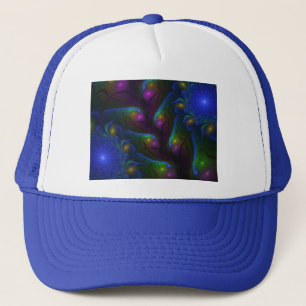 Kleurrijke Lichtgevende Abstracte Moderne Trippy F Trucker Pet
