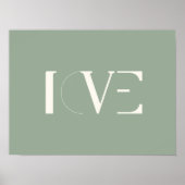 Kleurrijke Liefde horizontaal Poster (Voorkant)