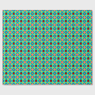Kleurrijke Lieveheersbeestjes en Bloemen Cadeaupapier