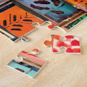 Kleurrijke Lijsten Legpuzzel (Zijkant)