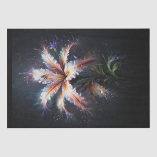 Kleurrijke Lily Decoupage Tissuepapier (Voorkant)