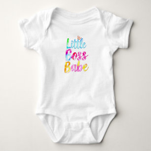 Kleurrijke "Little Boss Babe" Romper