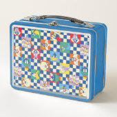 Kleurrijke LOONEY TUNES™ Checker Toss Pattern (Voorkant)