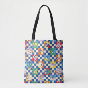 Kleurrijke LOONEY TUNES™ Checker Toss Pattern Draagtas