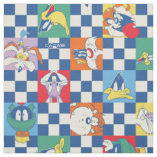 Kleurrijke LOONEY TUNES™ Checker Toss Pattern Stof