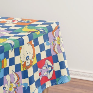 Kleurrijke LOONEY TUNES™ Checker Toss Pattern Tafelkleed