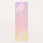 Kleurrijke lotusbloem yogamat (Voorkant)