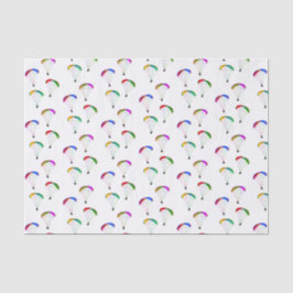 Kleurrijke luifels - Paraglider Motief Tissuepapier