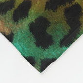 Kleurrijke luipaard: Abstracte  textuur Fleece Deken (Hoek)