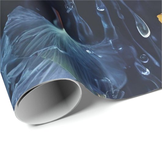 Kleurrijke Luminogram Ginkgo Bladeren Cadeaupapier (Rol Hoek)