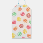 Kleurrijke Macarons Cadeaulabel (Voorkant)