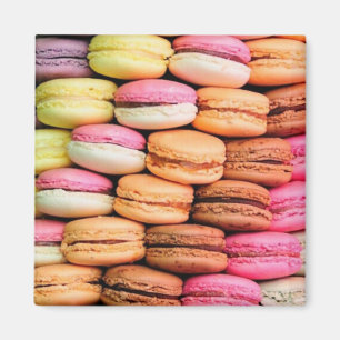 Kleurrijke Macaroons Magneet