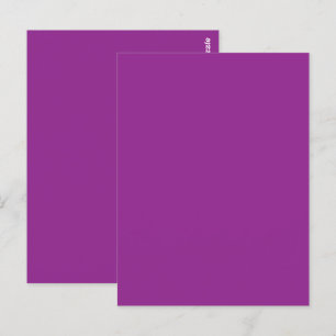 Kleurrijke Magenta Trouwuitnodiging met Minimale S Briefkaart