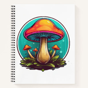 Kleurrijke Magische Paddenstoelen Notitieboek