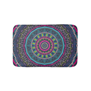 kleurrijke mandala badmat