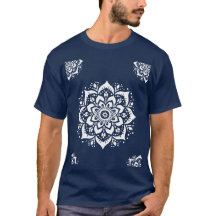 Kleurrijke Mandala Bloem - T-Shirt