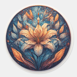 Kleurrijke Mandala Boho Decoratie, Cadeau voor Med Ronde Sticker