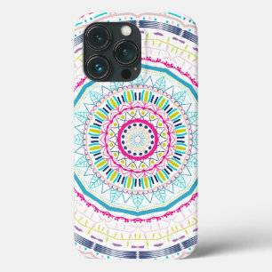 kleurrijke mandala iPhone 13 pro hoesje