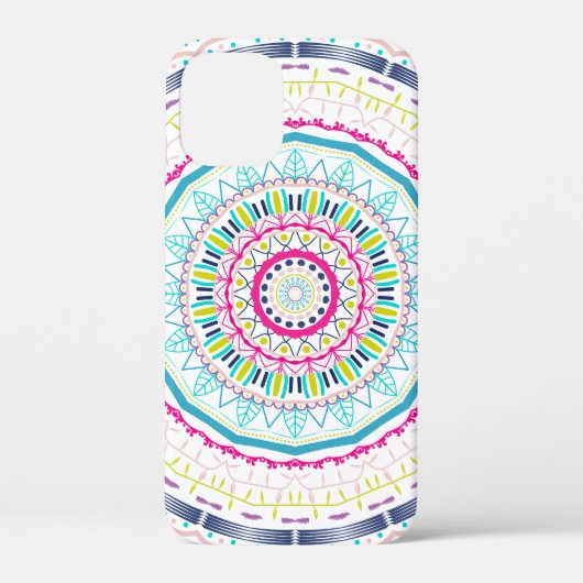 kleurrijke mandala Case-Mate iPhone case (Achterkant)