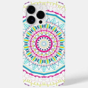 kleurrijke mandala Case-Mate iPhone 14 pro max hoesje