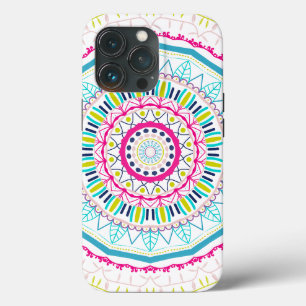 kleurrijke mandala iPhone 13 pro hoesje