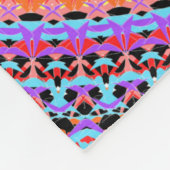Kleurrijke mandala design fleece deken (Hoek)