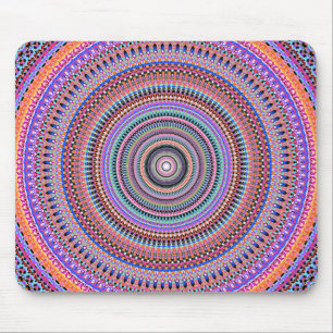 Kleurrijke mandala design muismat