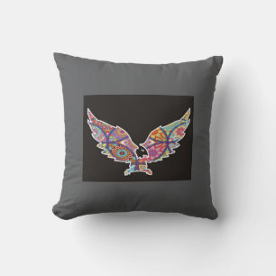 Kleurrijke Mandala Eagle Design Kussen