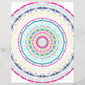 kleurrijke mandala flyer (Achterkant)
