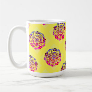 Kleurrijke Mandala Print Mok
