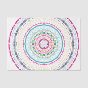 kleurrijke mandala tissuepapier