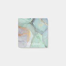 Kleurrijke Marble Personalized Post-its