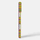 Kleurrijke Mardi Gras gingham patterned Case-Mate iPhone Case (Achterkant / Rechts)