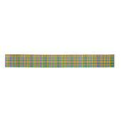 Kleurrijke Mardi Gras gingham patterned Lint (Voorkant)
