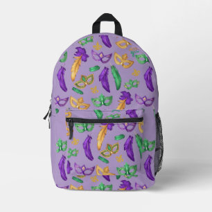 Kleurrijke Mardi Gras patterned Bedrukte Rugzak