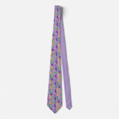 Kleurrijke Mardi Gras patterned Stropdas (Voorkant)