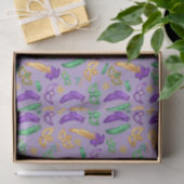 Kleurrijke Mardi Gras patterned Tissuepapier (Geschenk)