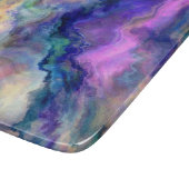 kleurrijke marmer snijplank (Hoek)