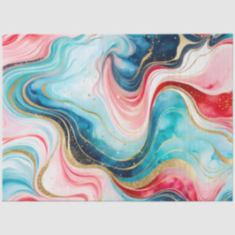 Kleurrijke marmeren inkt kunst weefsel papier