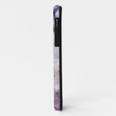 Kleurrijke marmersteen met blauw strooisel Case-Mate iPhone case (Achterkant/links)