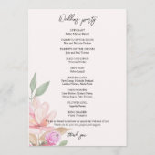 Kleurrijke Marrissa Waterverf Handgeschilderd Prog Programma (Achterkant)