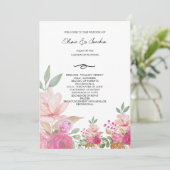 Kleurrijke Marrissa Waterverf Handgeschilderd Prog Programma (Staand voorkant)