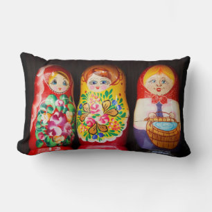 Kleurrijke Matryoshka-poppen Kussen